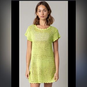 Olivaceous Delaney cover up in lime green size small